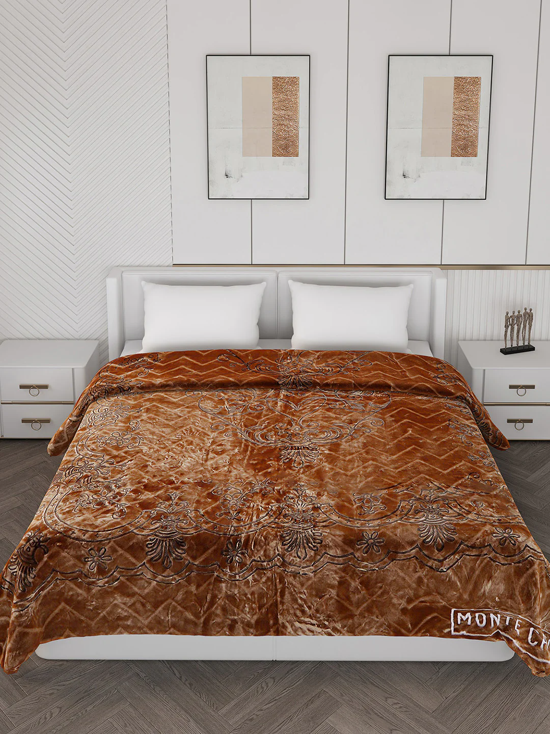 Printed Double Bed Blanket for Heavy Winter -2 Ply - Image 3