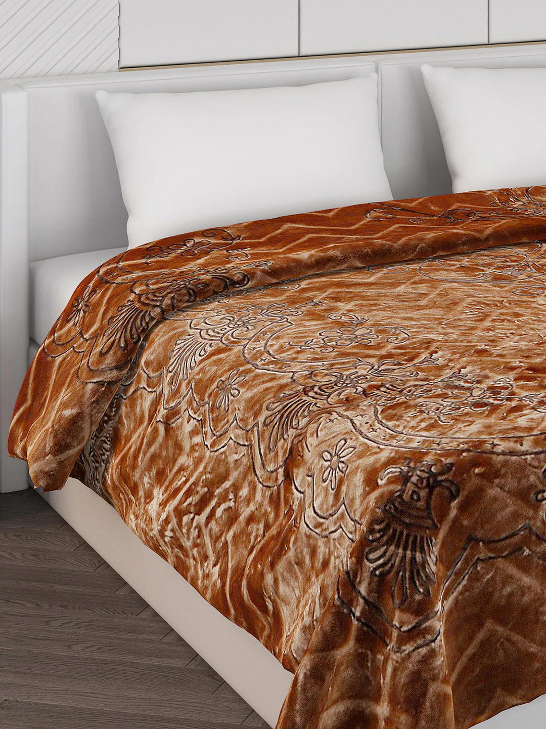 Printed Double Bed Blanket for Heavy Winter -2 Ply - Image 4