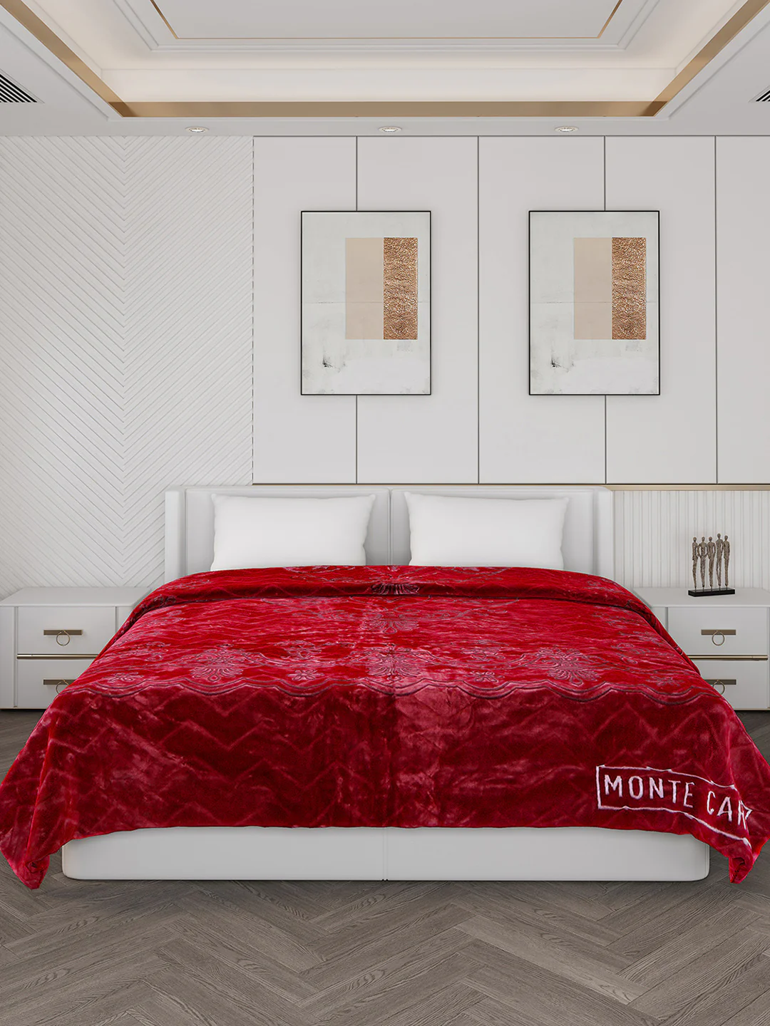 Printed Double Bed Blanket for Heavy Winter -2 Ply - Image 2