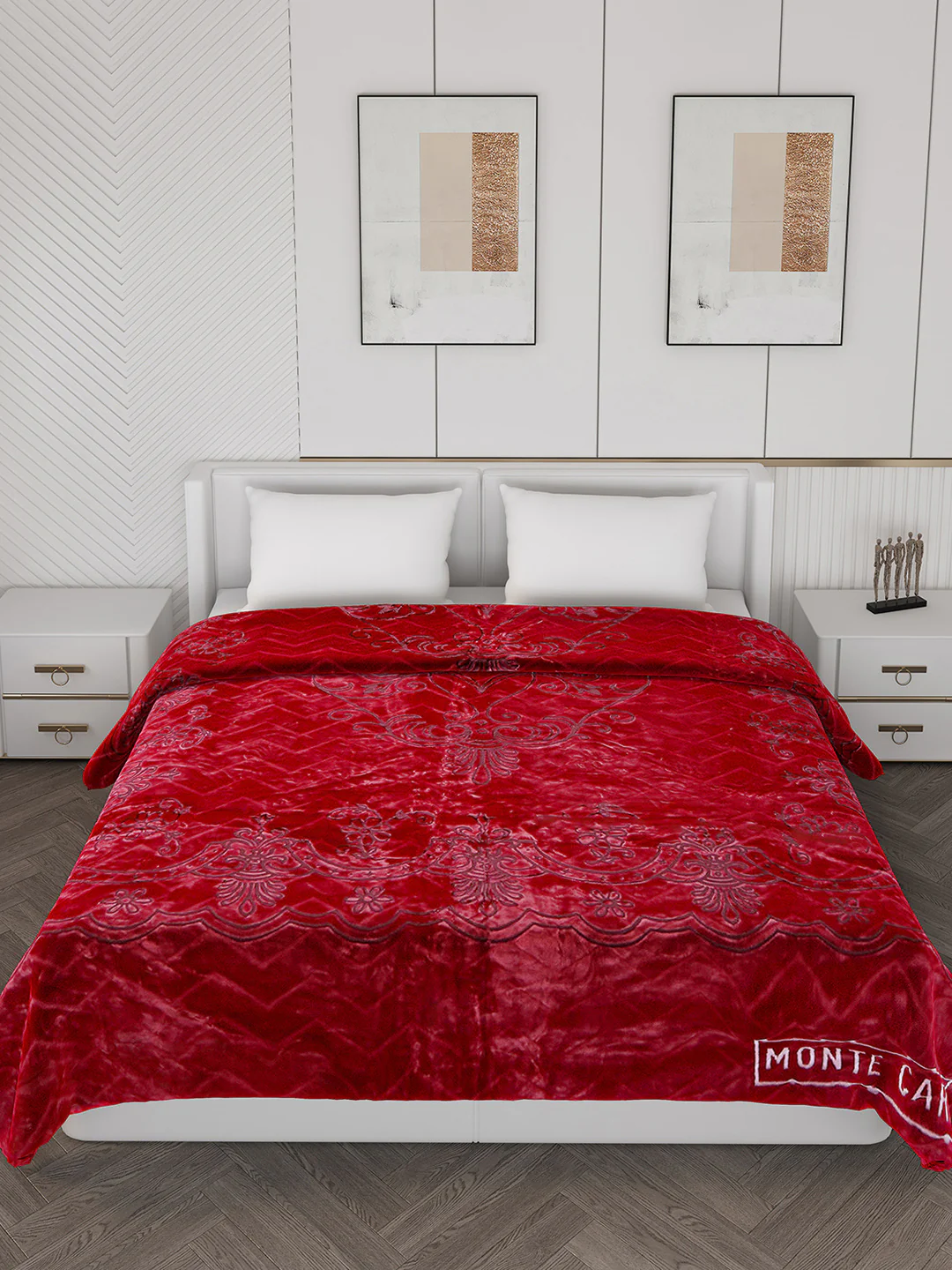 Printed Double Bed Blanket for Heavy Winter -2 Ply - Image 3