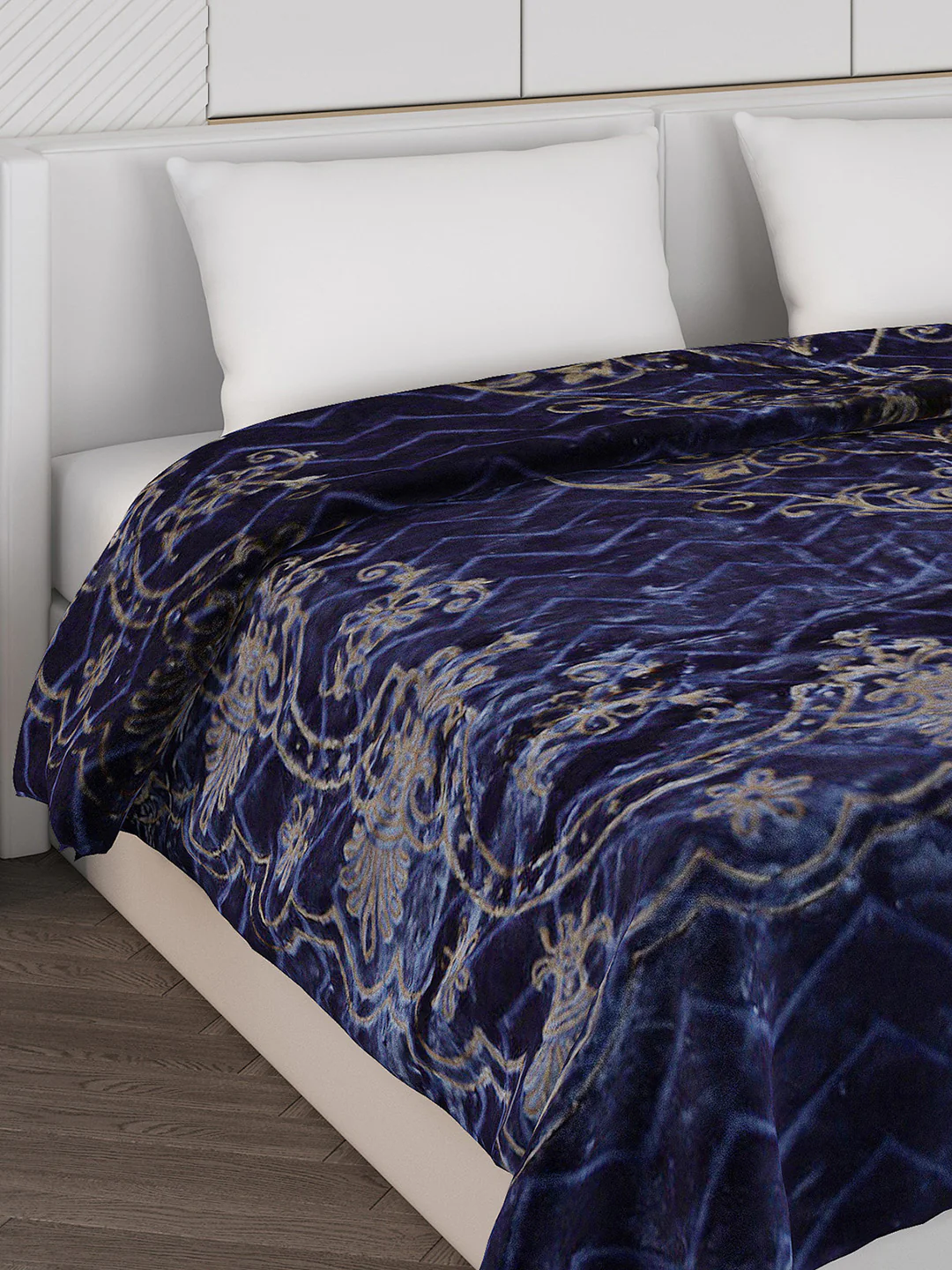 Printed Double Bed Blanket for Heavy Winter -2 Ply - Image 4