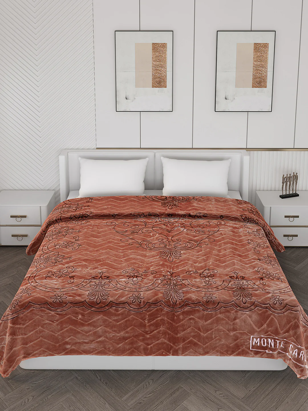 Printed Double Bed Blanket for Heavy Winter -2 Ply - Image 3