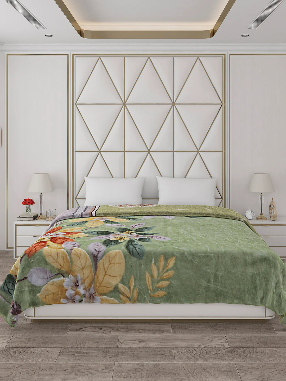 Printed Double Bed Blanket for Heavy Winter -2 Ply - Image 3