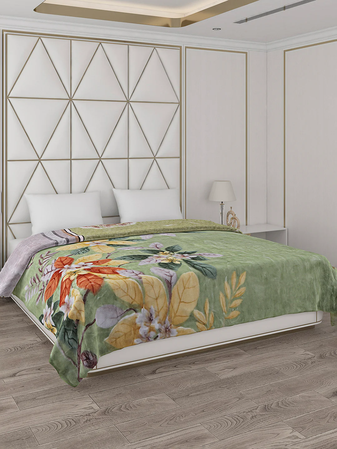 Printed Double Bed Blanket for Heavy Winter -2 Ply - Image 4