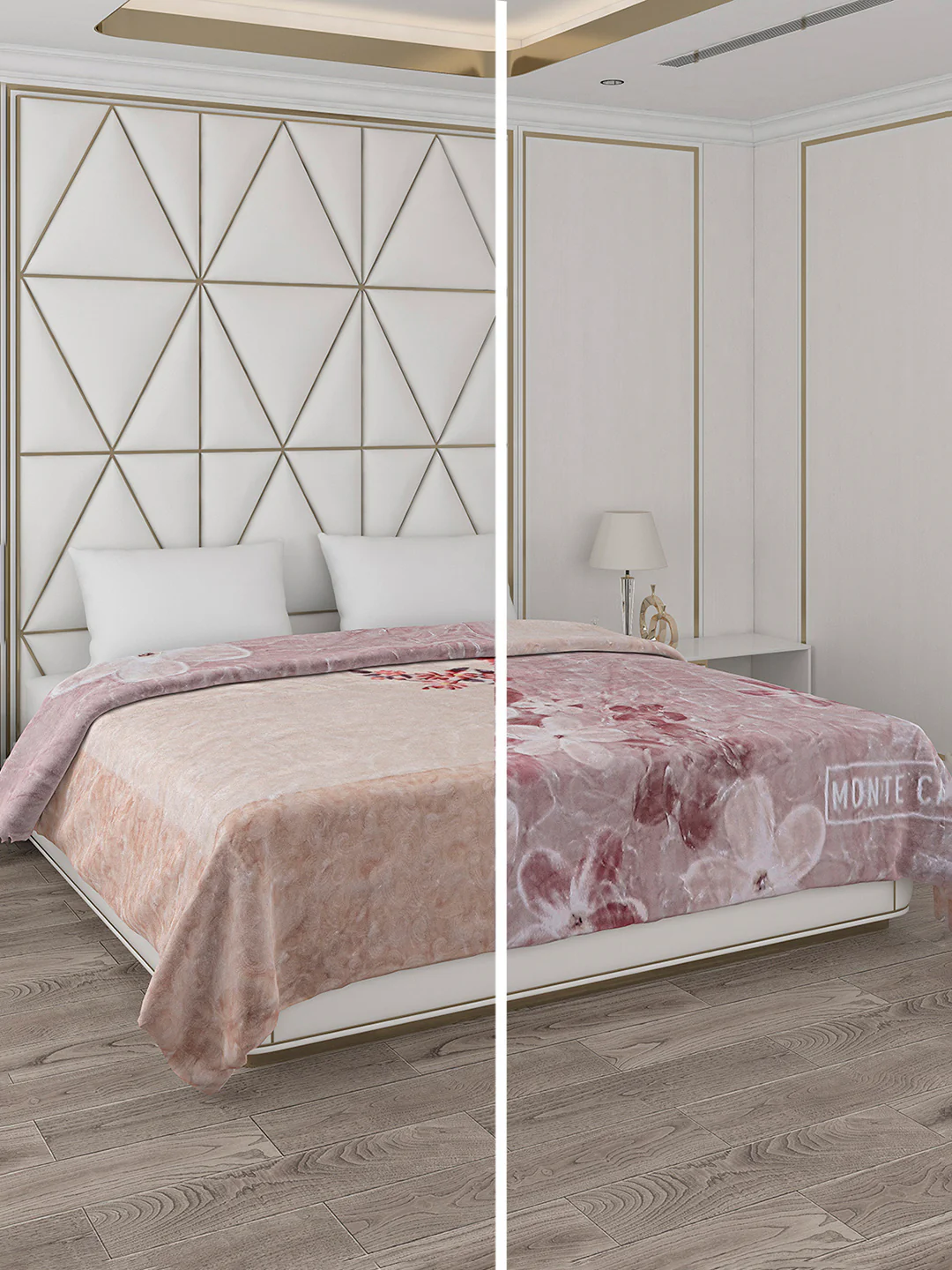 Printed Double Bed Blanket for Heavy Winter -2 Ply - Image 2