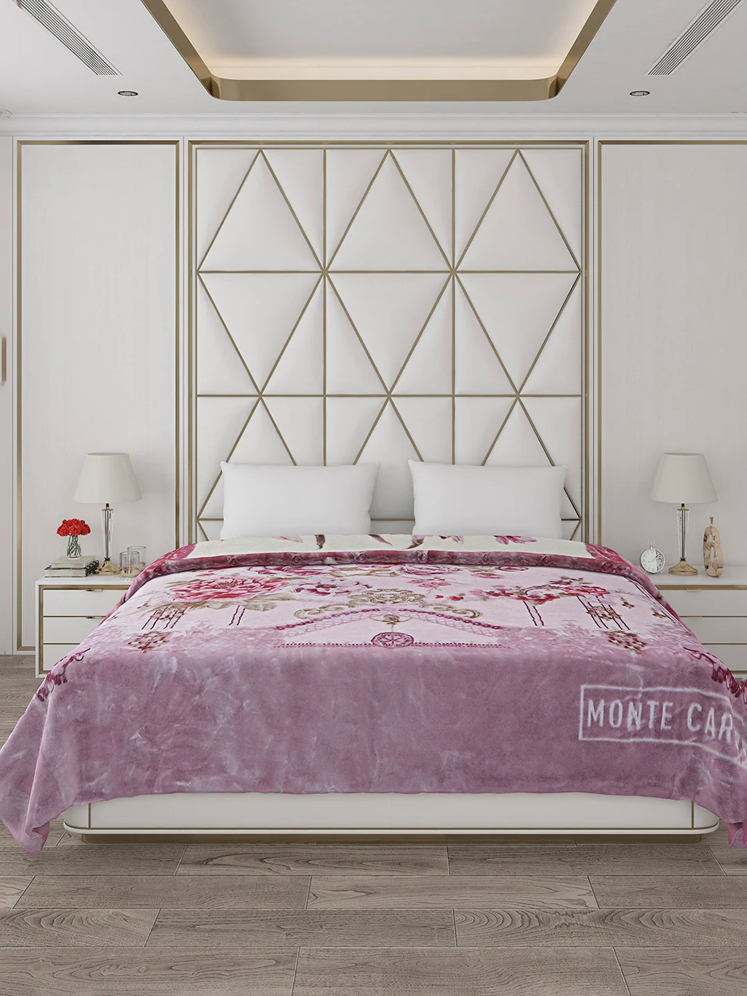 Printed Double Bed Blanket for Heavy Winter -2 Ply - Image 3