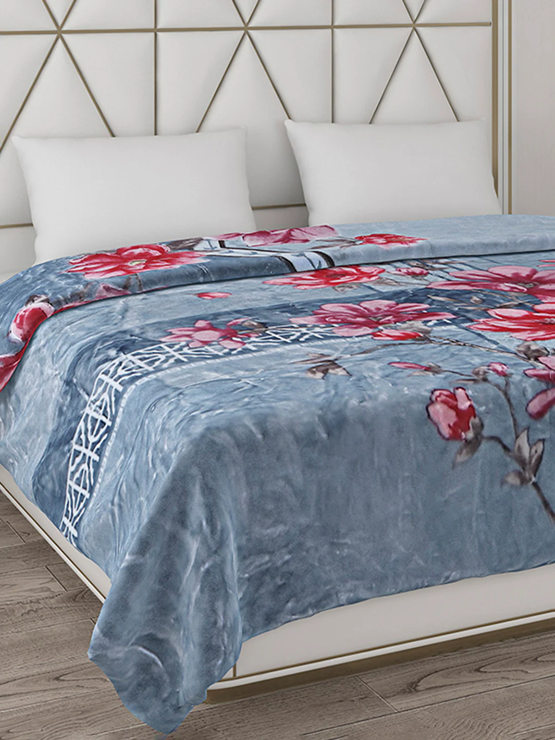 Printed Double Bed Blanket for Heavy Winter -2 Ply - Image 6