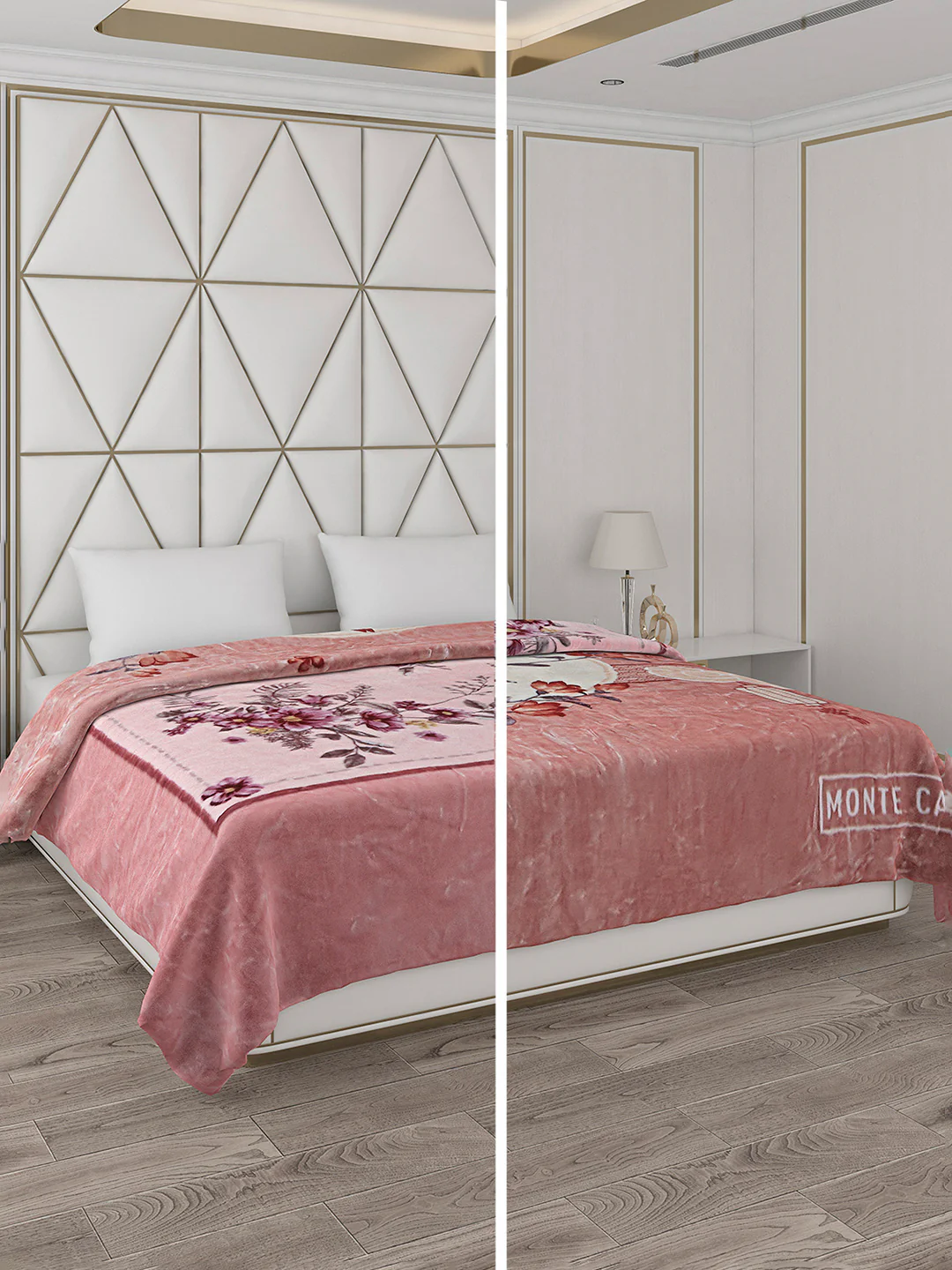 Printed Double Bed Blanket for Heavy Winter -2 Ply - Image 2