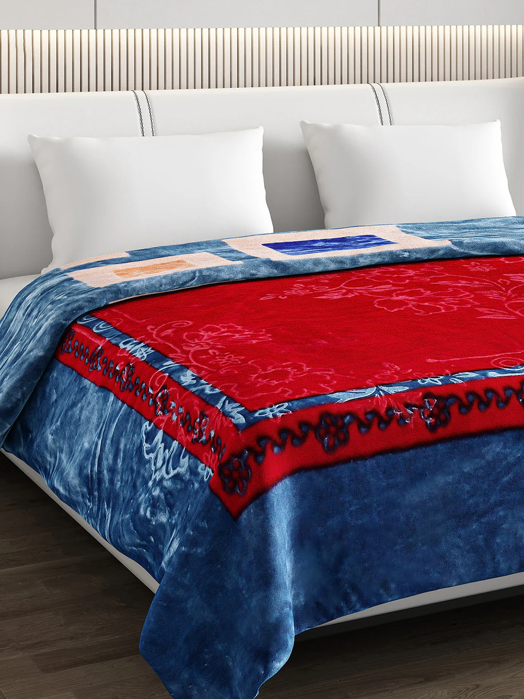 Printed Double Bed Blanket for Heavy Winter -2 Ply - Image 6