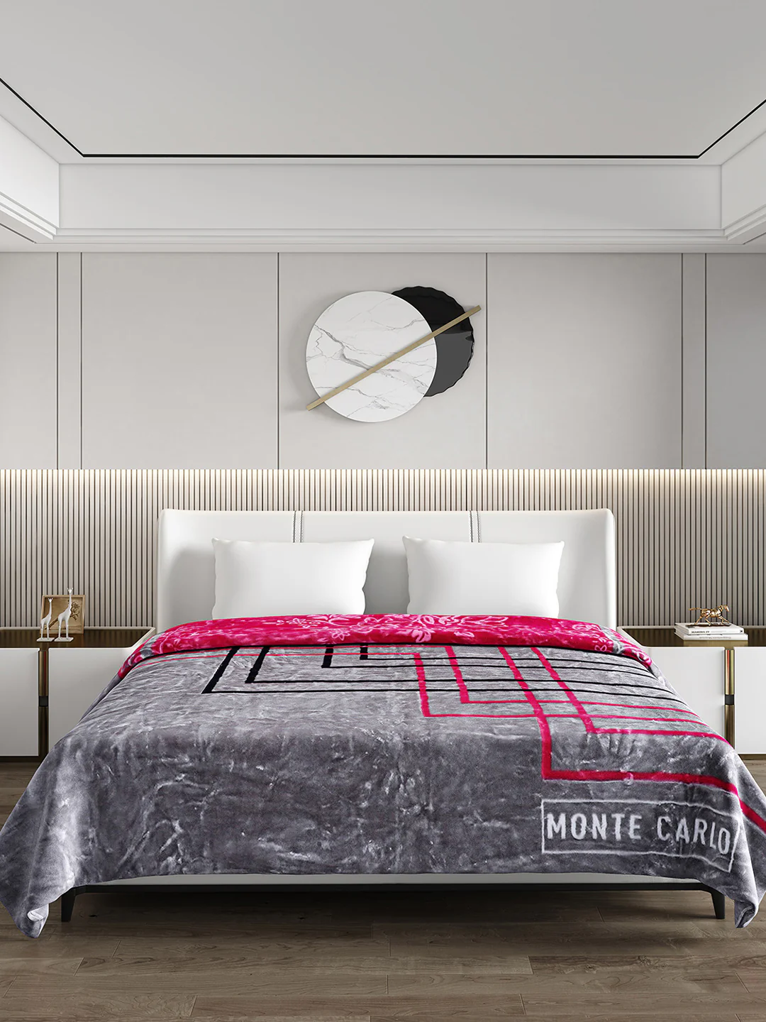 Printed Double Bed Blanket for Heavy Winter -2 Ply - Image 2
