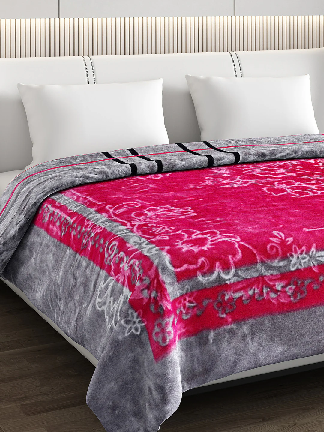 Printed Double Bed Blanket for Heavy Winter -2 Ply - Image 6