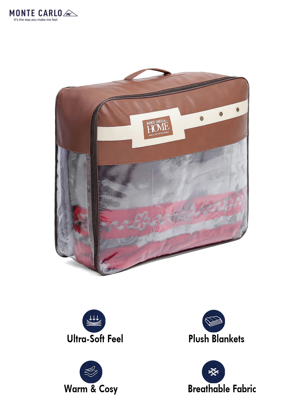 Printed Double Bed Blanket for Heavy Winter -2 Ply - Image 12