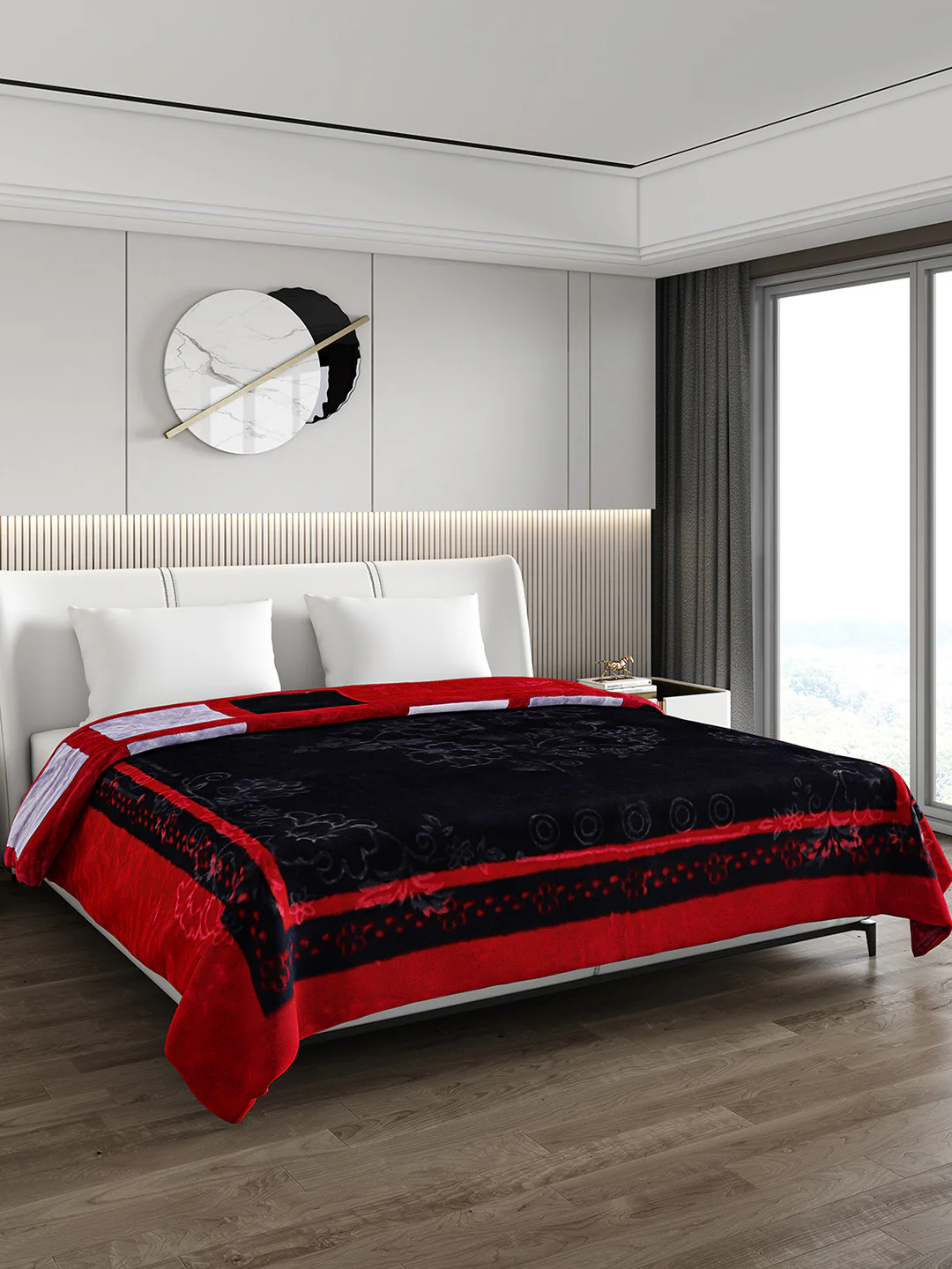 Printed Double Bed Blanket for Heavy Winter -2 Ply - Image 5