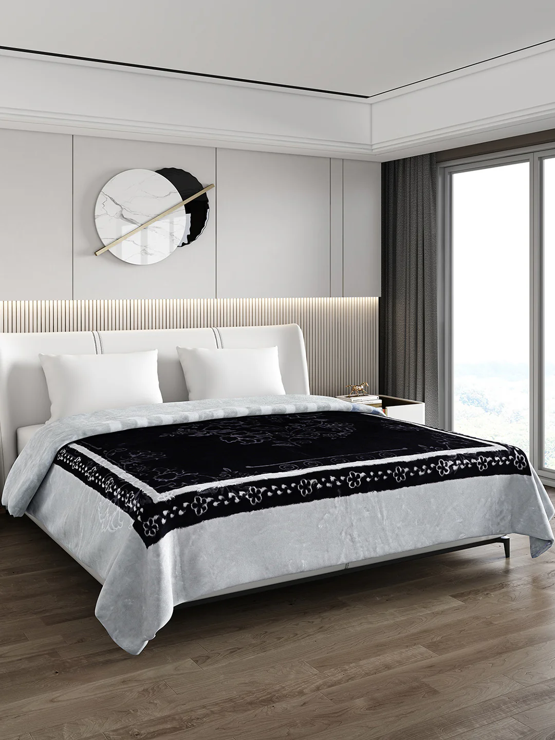 Printed Double Bed Blanket for Heavy Winter -2 Ply - Image 5