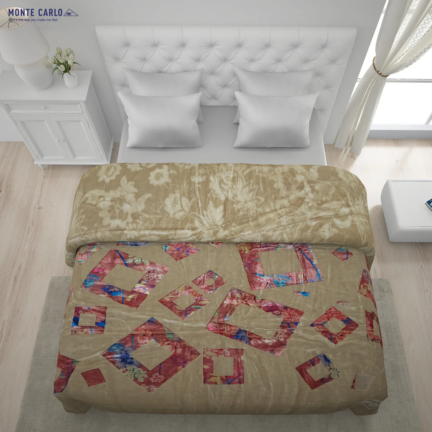 Printed Double Bed Blanket for Heavy Winter -2 Ply - Image 4