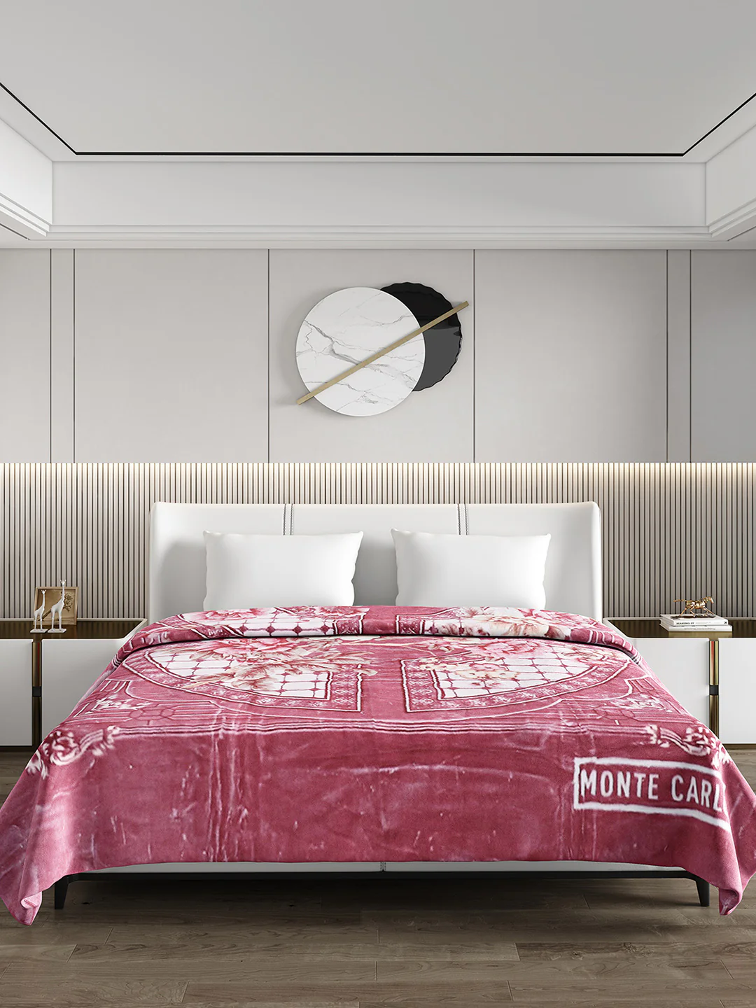 Printed Double Bed Blanket for Heavy Winter -2 Ply - Image 2