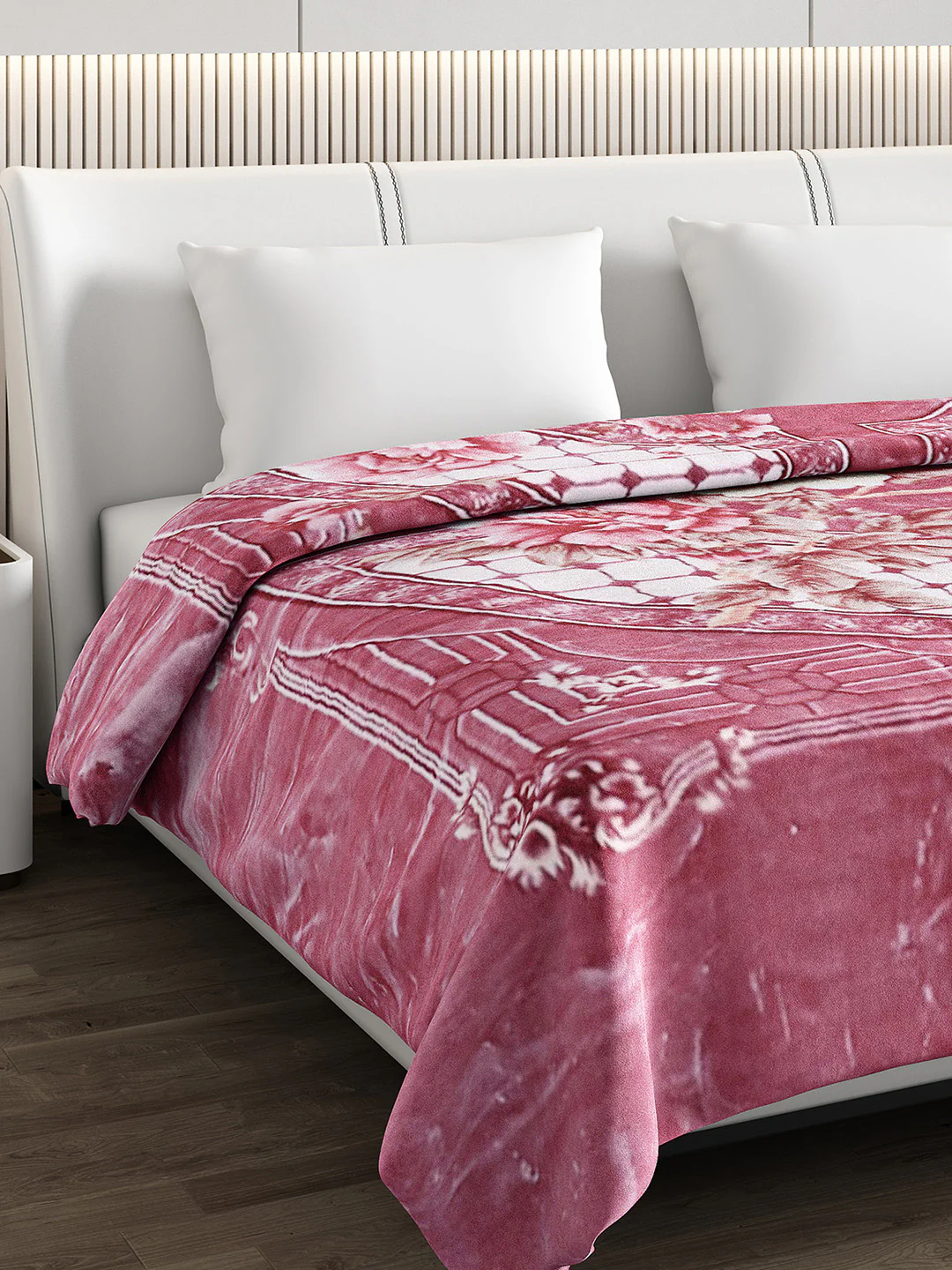 Printed Double Bed Blanket for Heavy Winter -2 Ply - Image 4