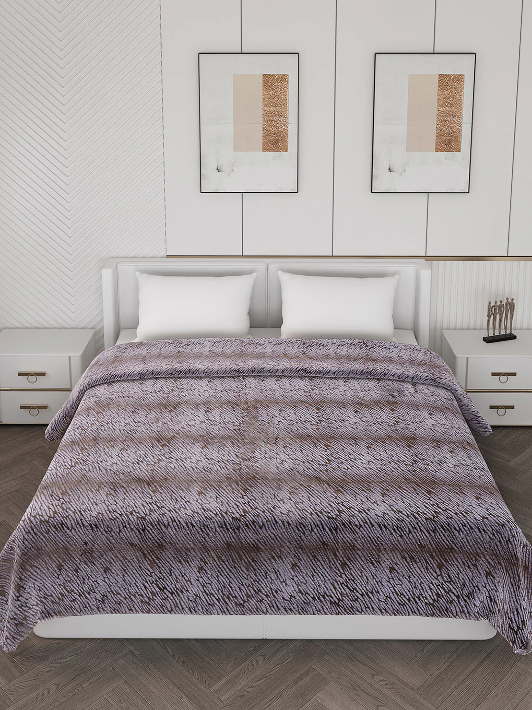 Printed Double Bed Blanket for Heavy Winter -2 Ply - Image 3