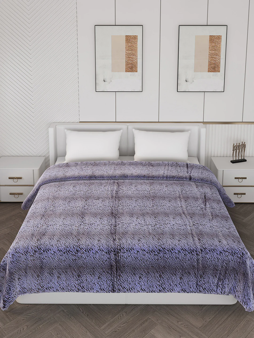 Printed Double Bed Blanket for Heavy Winter -2 Ply - Image 3