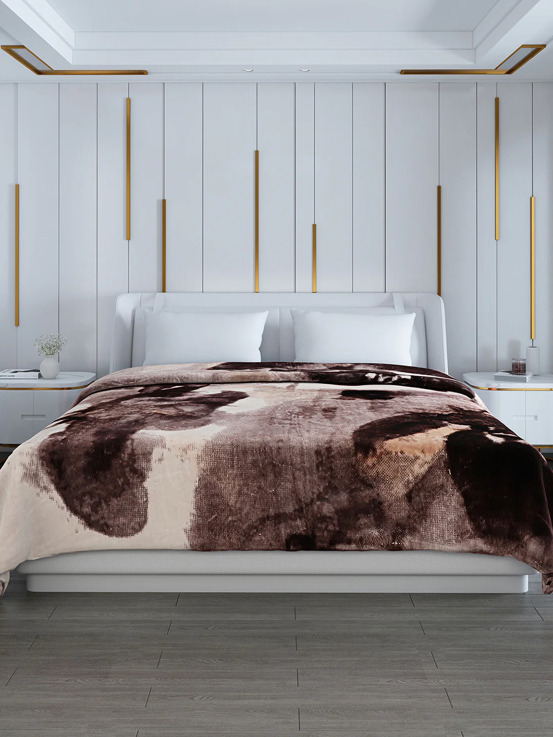 Printed Double Bed Blanket for Heavy Winter -2 Ply - Image 2