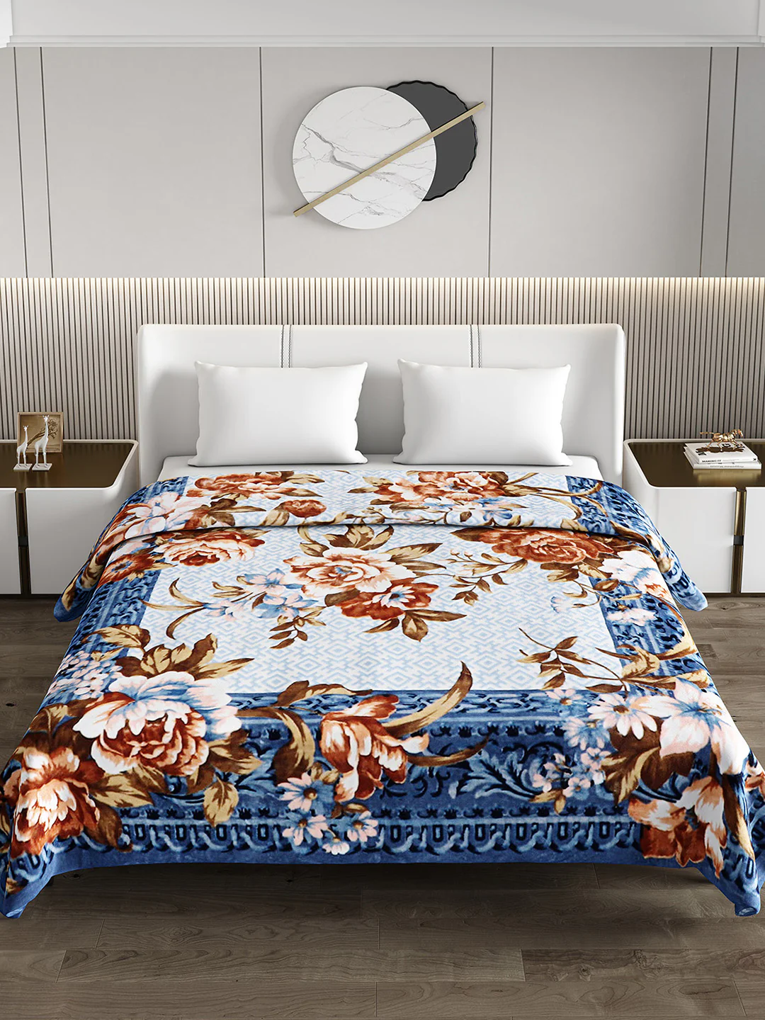 Printed Double Bed Blanket for Heavy Winter -2 Ply - Image 3