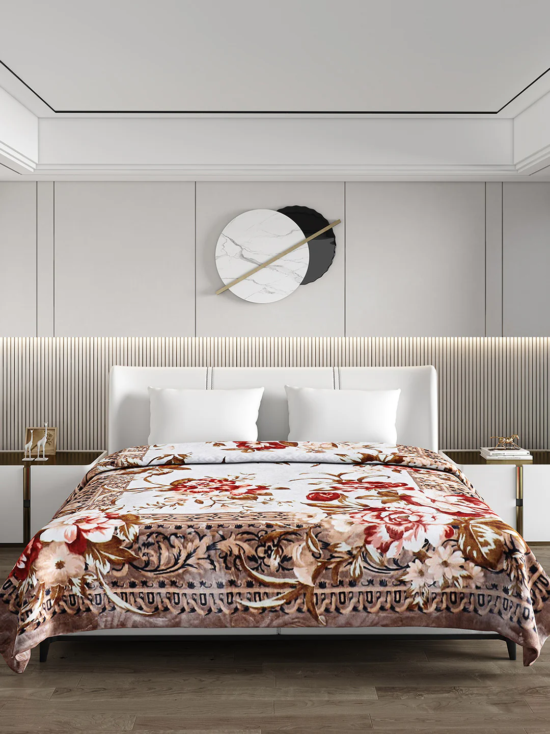 Printed Double Bed Blanket for Heavy Winter -2 Ply - Image 2