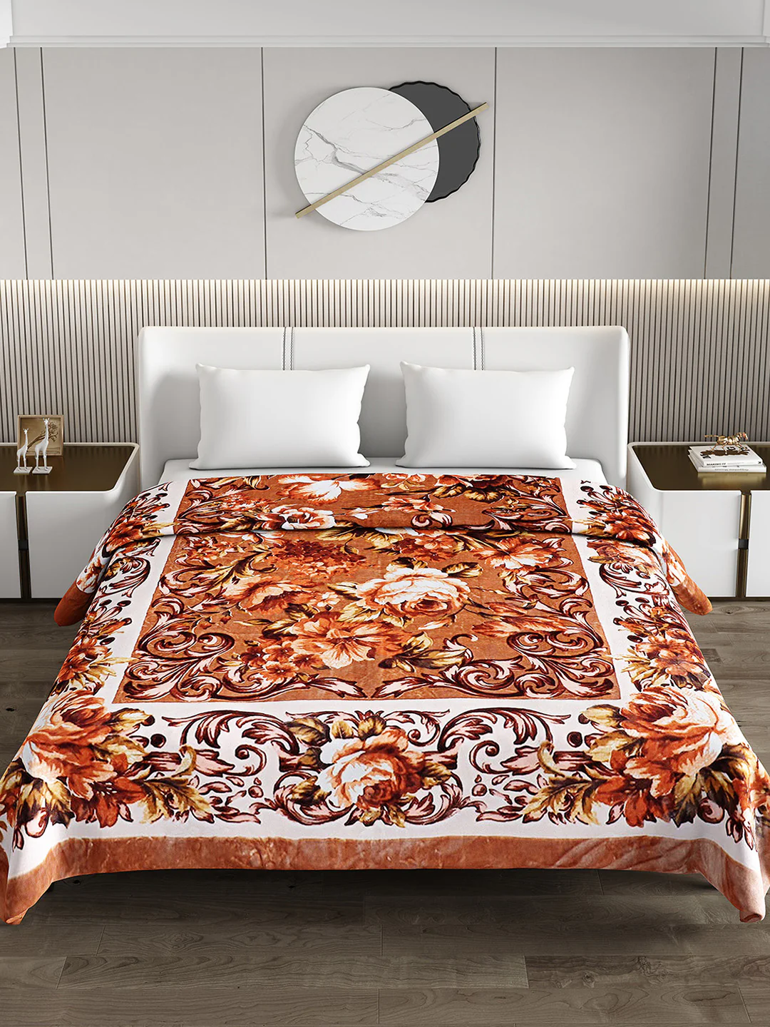 Printed Double Bed Blanket for Heavy Winter -2 Ply - Image 3