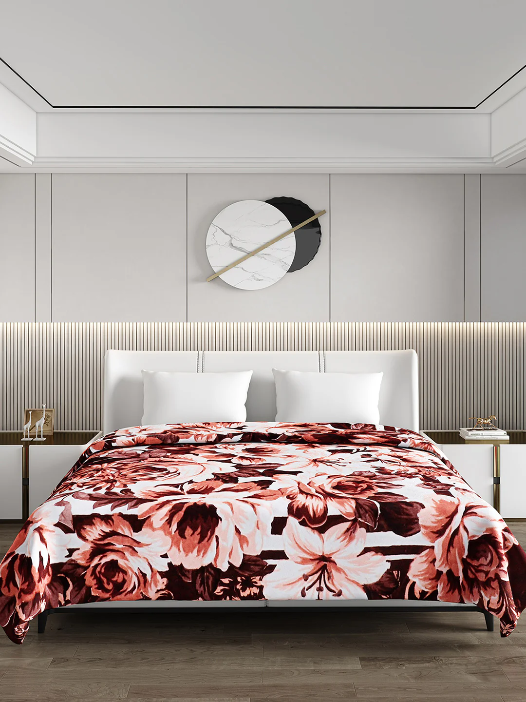 Printed Double Bed Blanket for Heavy Winter -2 Ply - Image 2