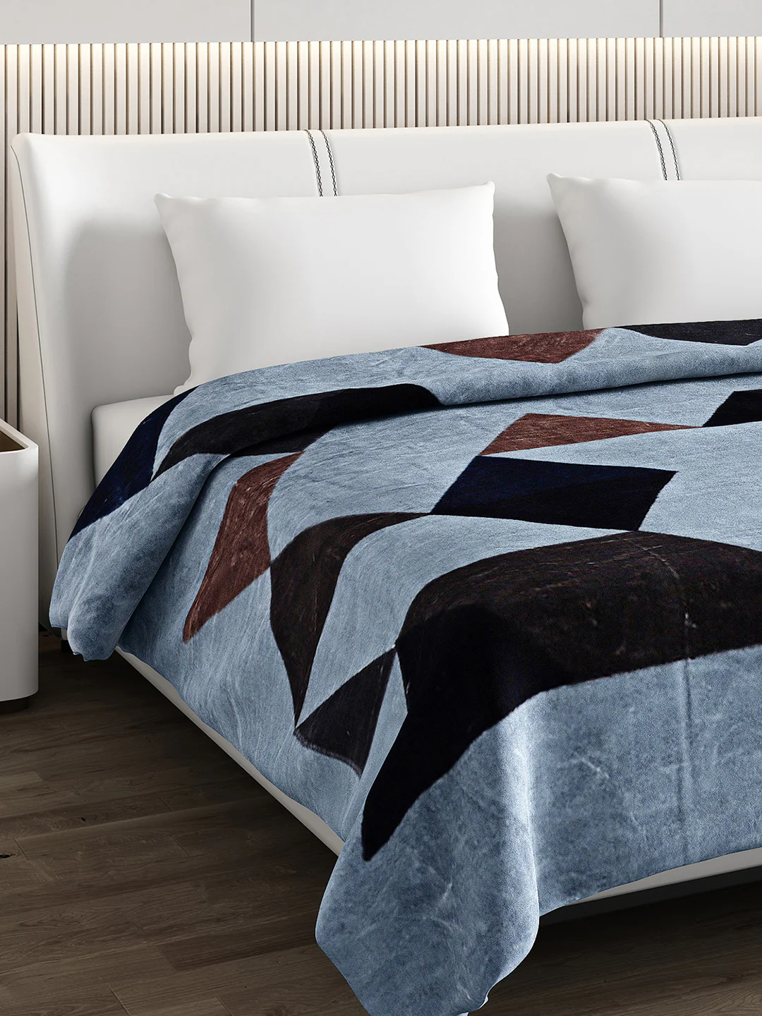 Printed Double Bed Blanket for Heavy Winter -2 Ply - Image 4