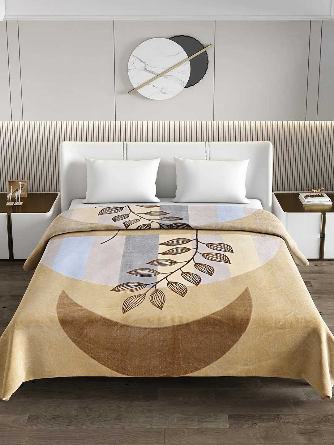 Printed Double Bed Blanket for Heavy Winter -2 Ply - Image 3