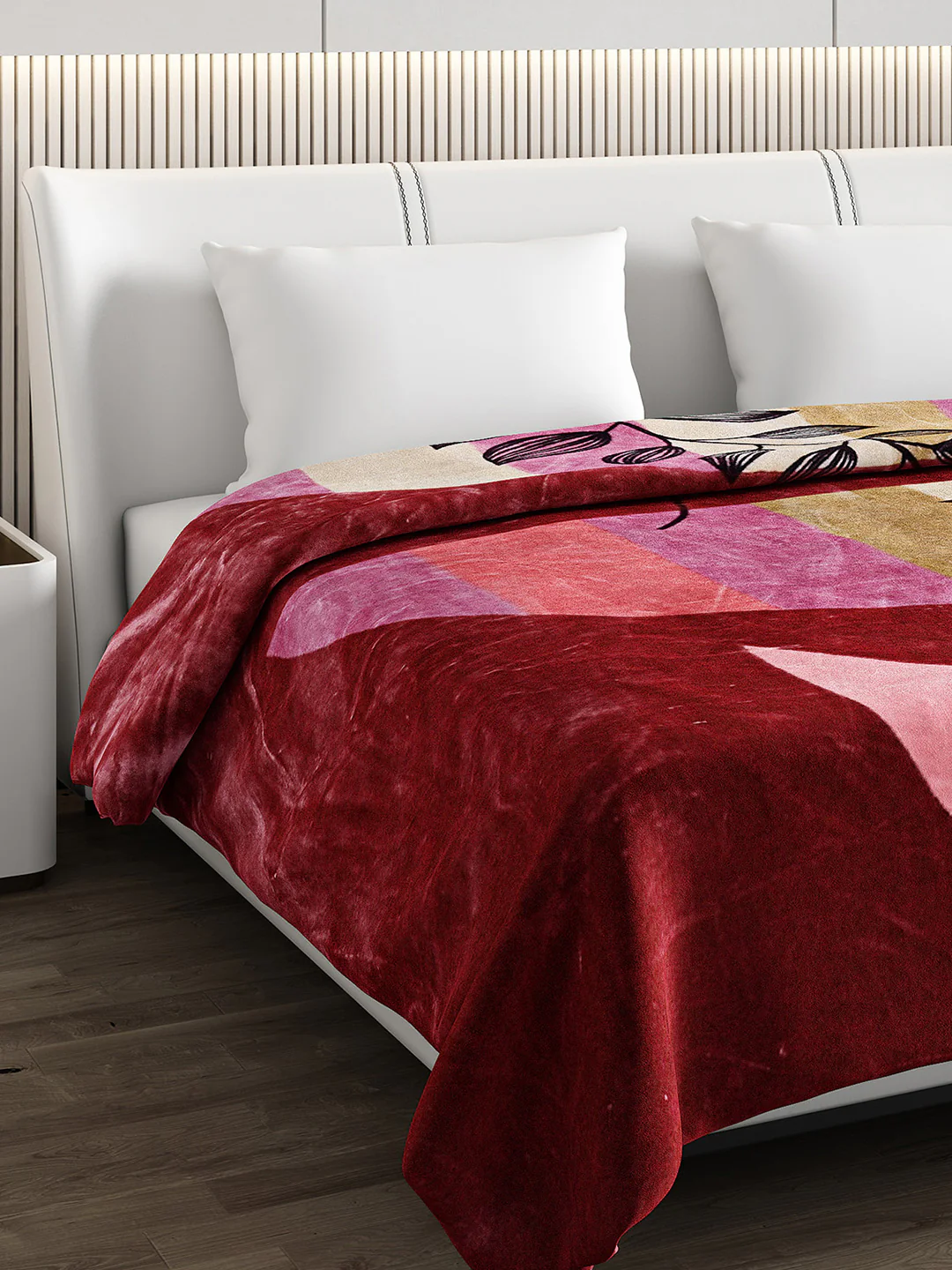Printed Double Bed Blanket for Heavy Winter -2 Ply - Image 4
