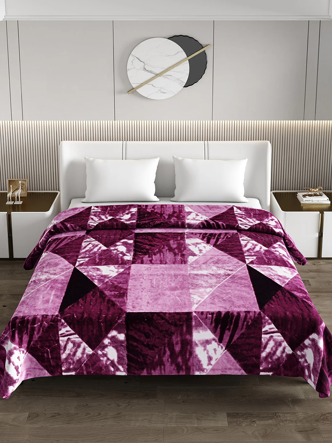 Printed Double Bed Blanket for Heavy Winter -2 Ply - Image 3