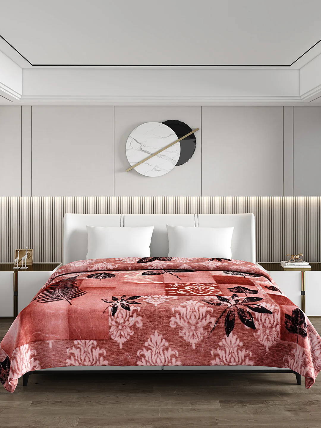 Printed Double Bed Blanket for Heavy Winter -2 Ply - Image 2