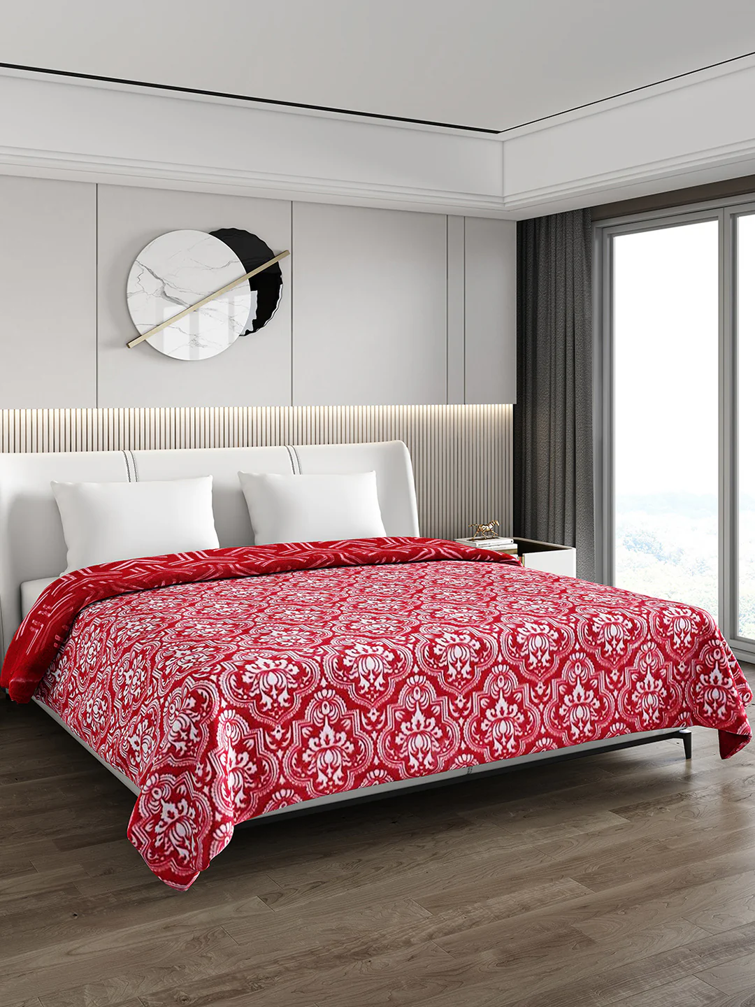 Printed Double Bed Blanket for Heavy Winter -2 Ply - Image 5