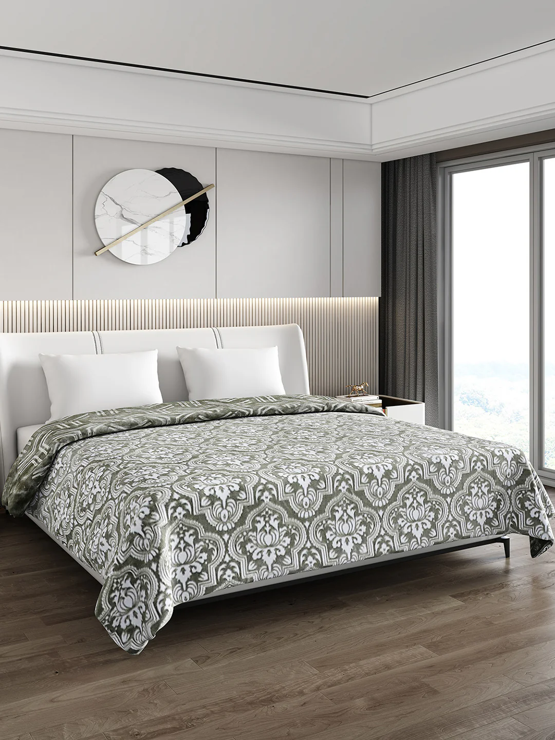 Printed Double Bed Blanket for Heavy Winter -2 Ply - Image 5