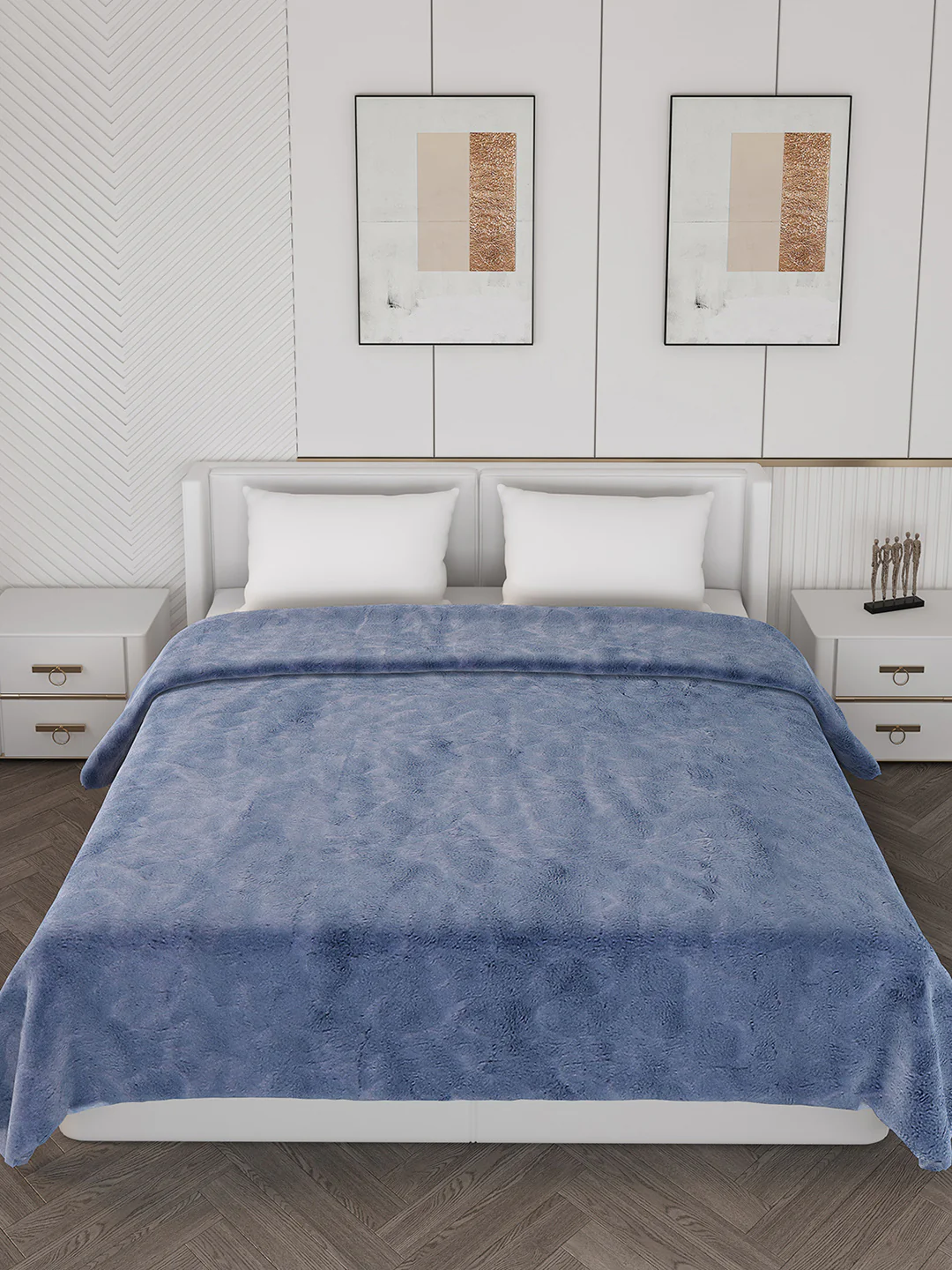 Printed Double Bed Blanket for Heavy Winter -2 Ply - Image 3