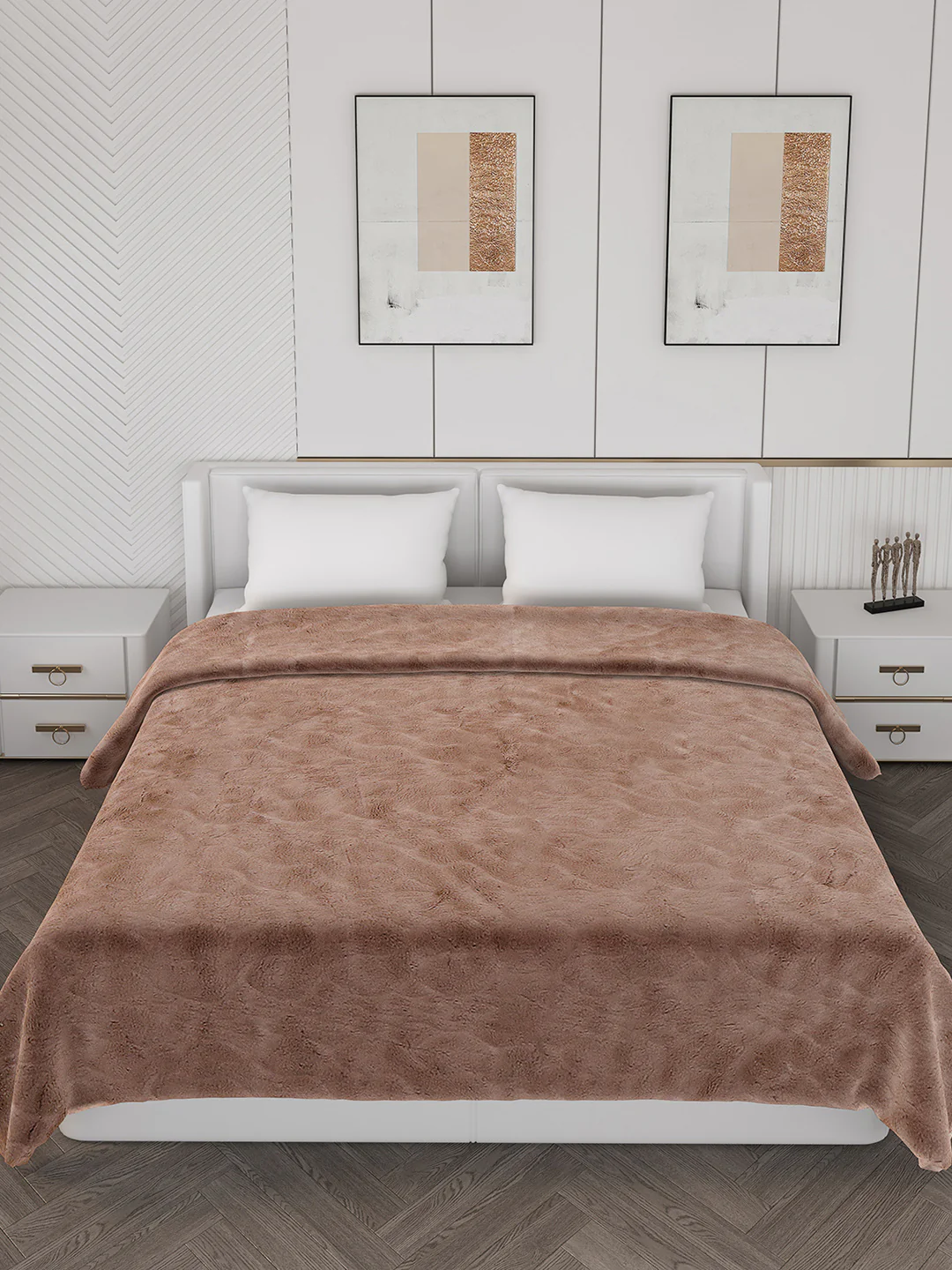 Printed Double Bed Blanket for Heavy Winter -2 Ply - Image 3