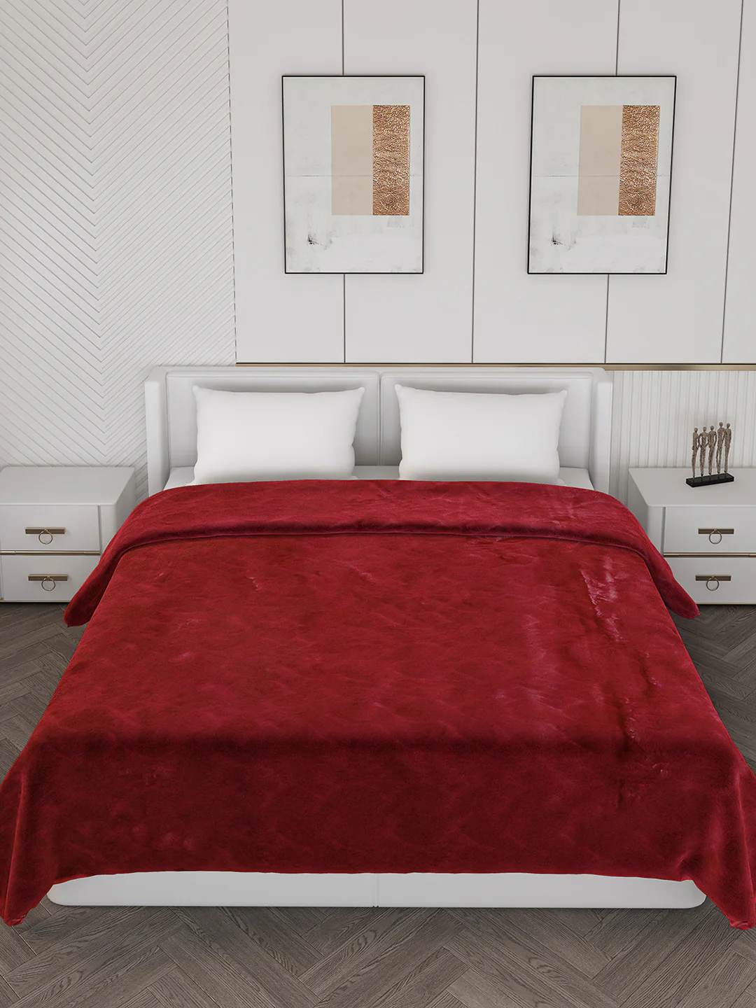 Printed Double Bed Blanket for Heavy Winter -2 Ply - Image 3