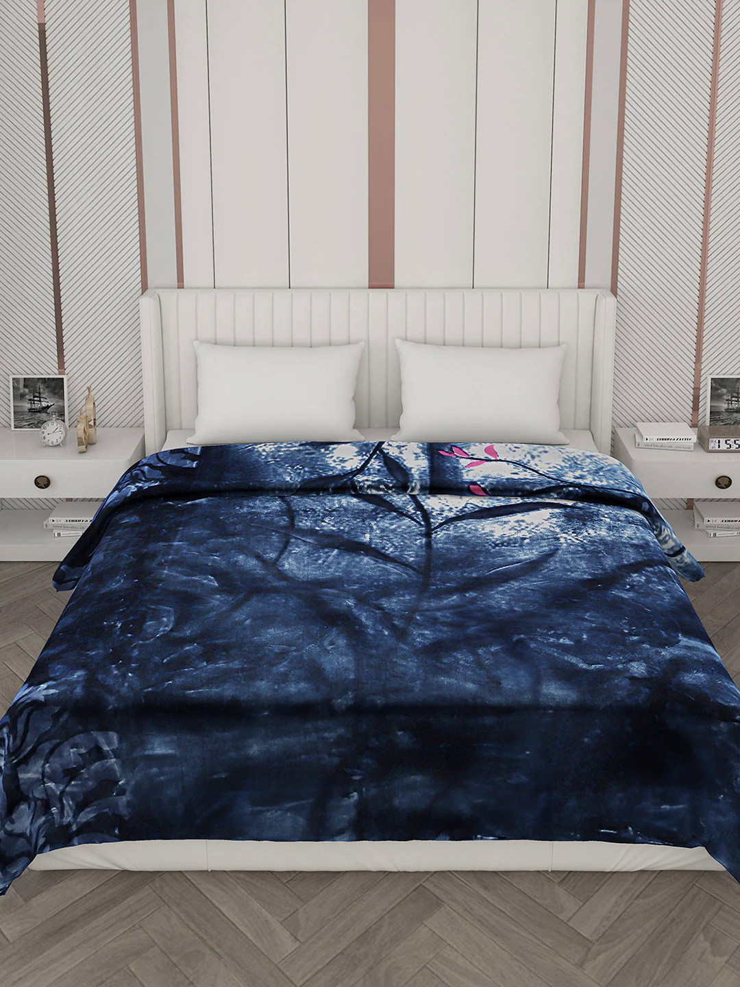 Printed Double Bed Blanket for Heavy Winter -2 Ply - Image 3