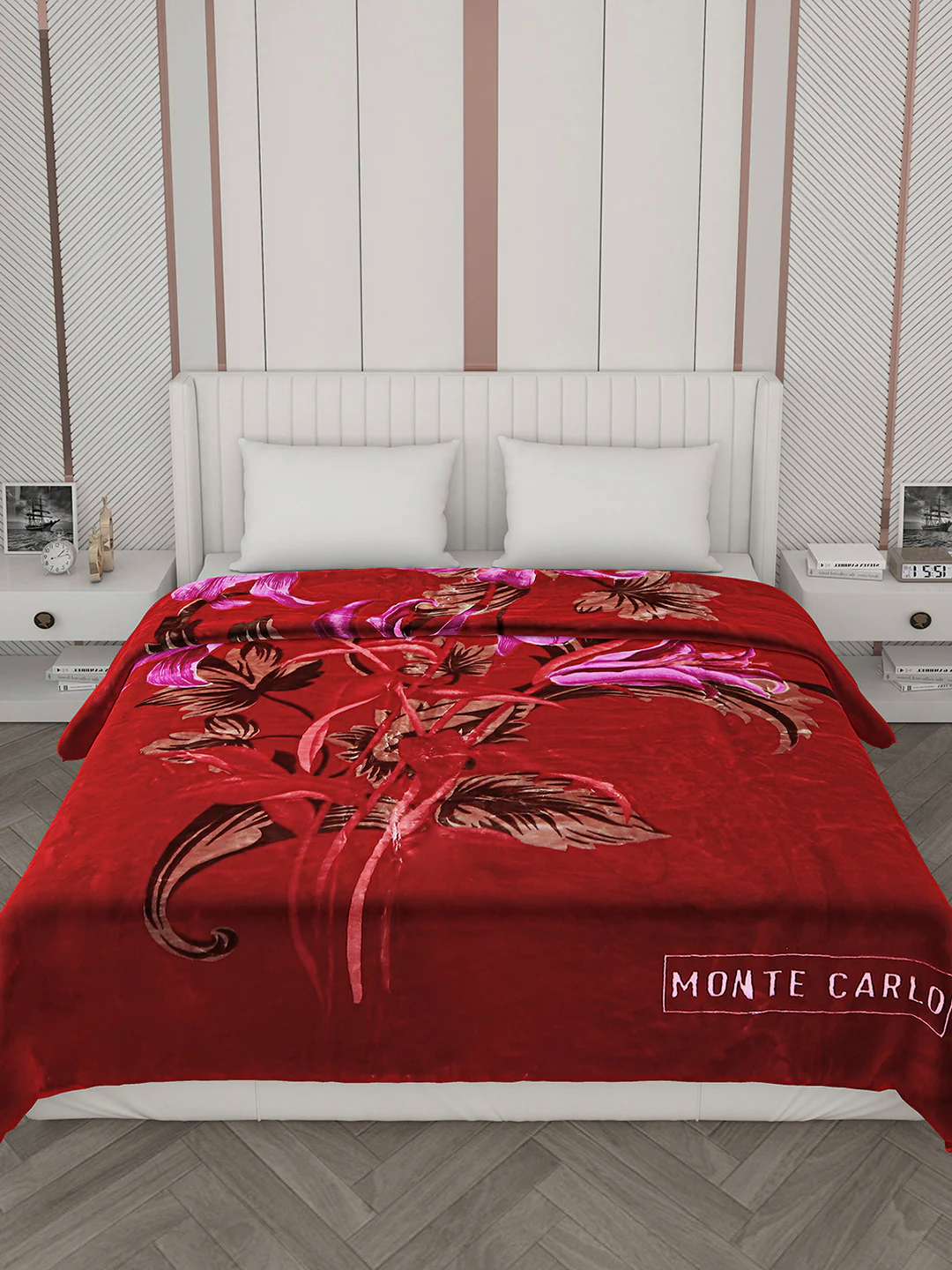 Printed Double Bed Blanket for Heavy Winter -2 Ply - Image 3