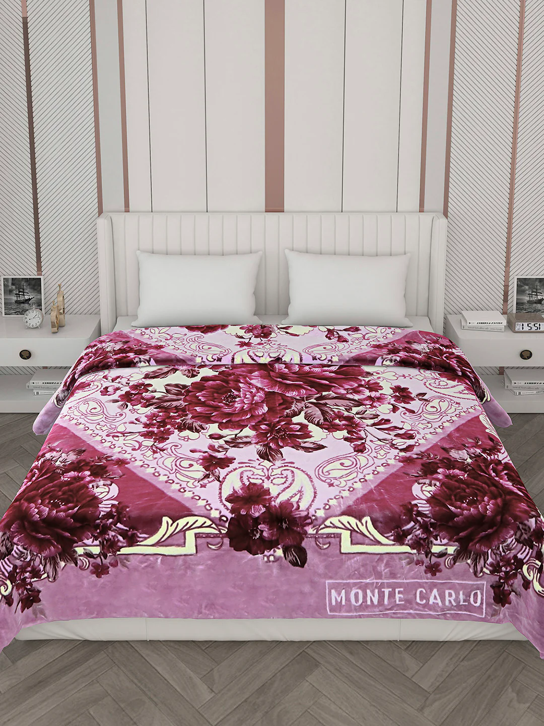 Printed Double Bed Blanket for Heavy Winter -2 Ply - Image 3