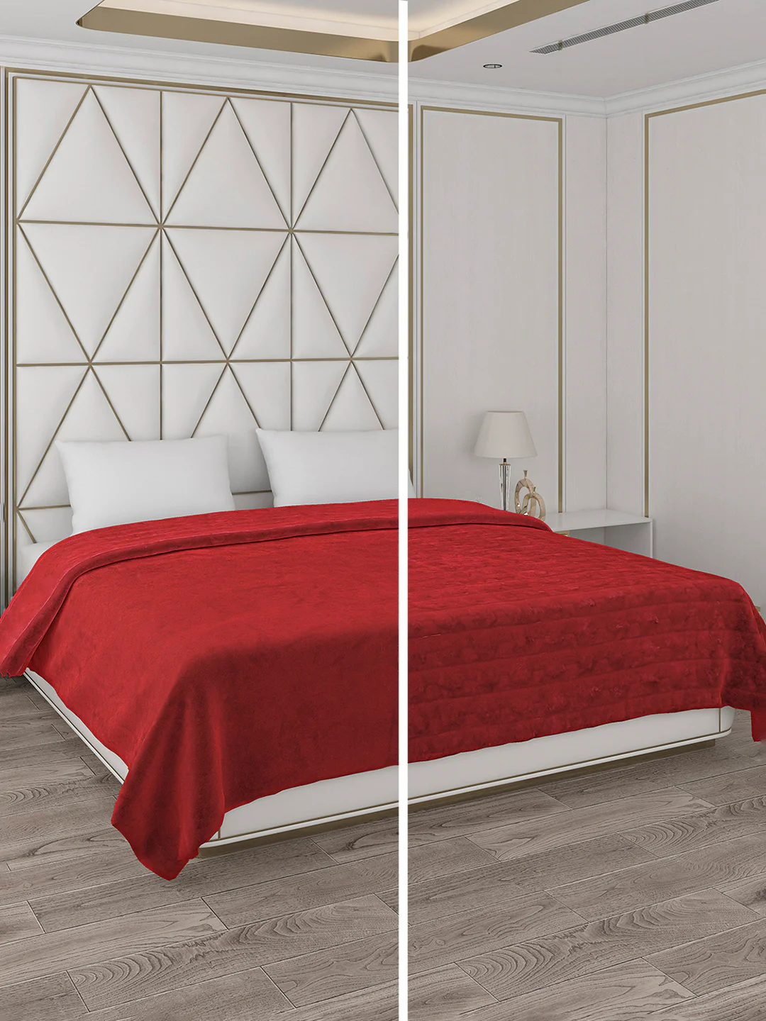 Printed Double Bed Blanket for Heavy Winter -2 Ply - Image 2
