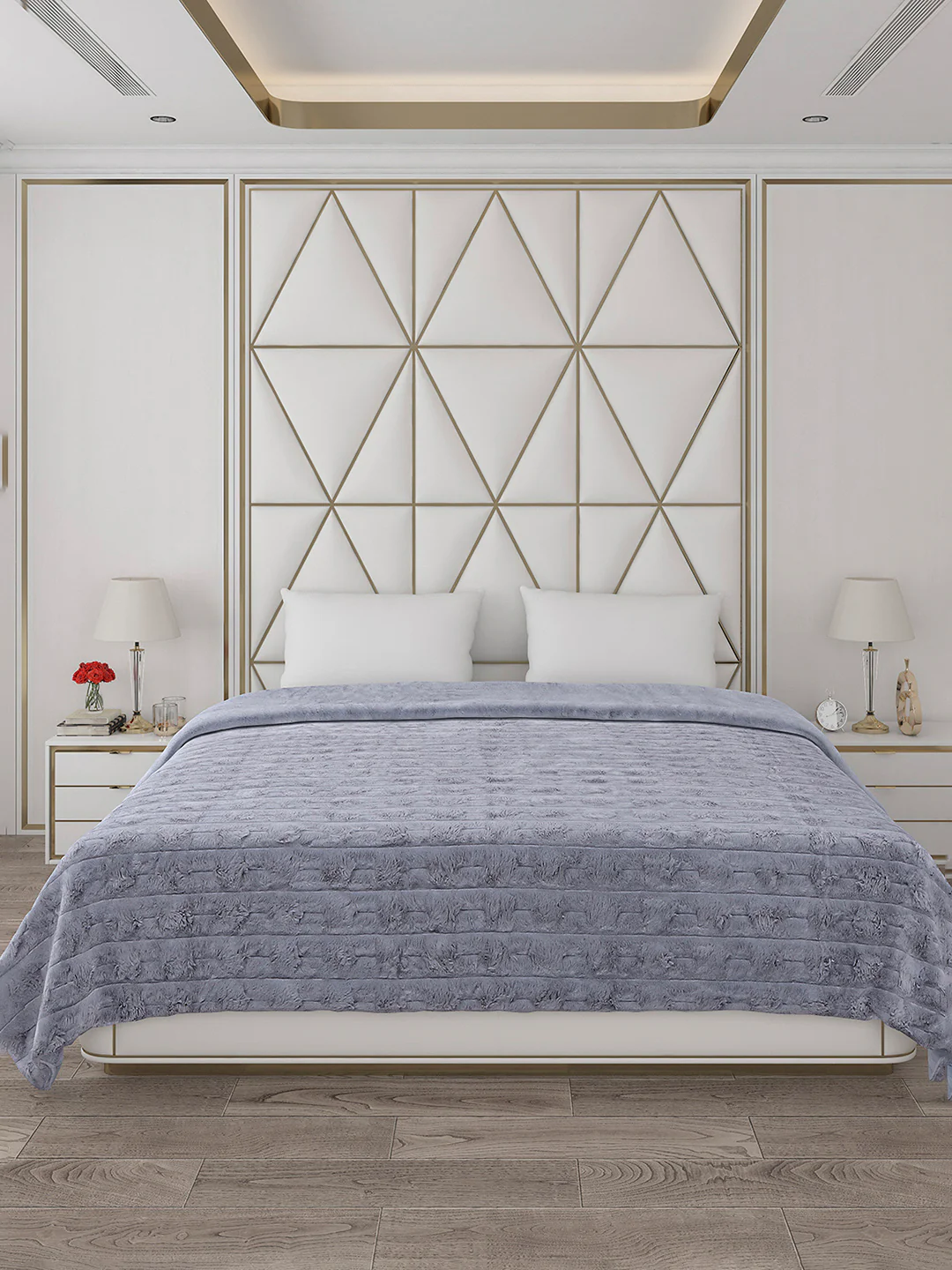Printed Double Bed Blanket for Heavy Winter -2 Ply - Image 3