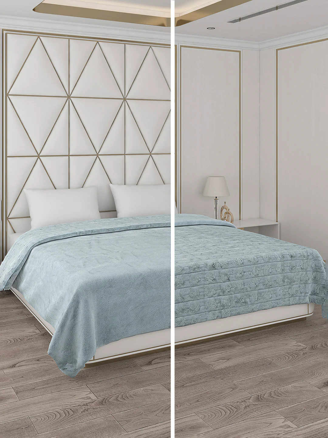 Printed Double Bed Blanket for Heavy Winter -2 Ply - Image 2