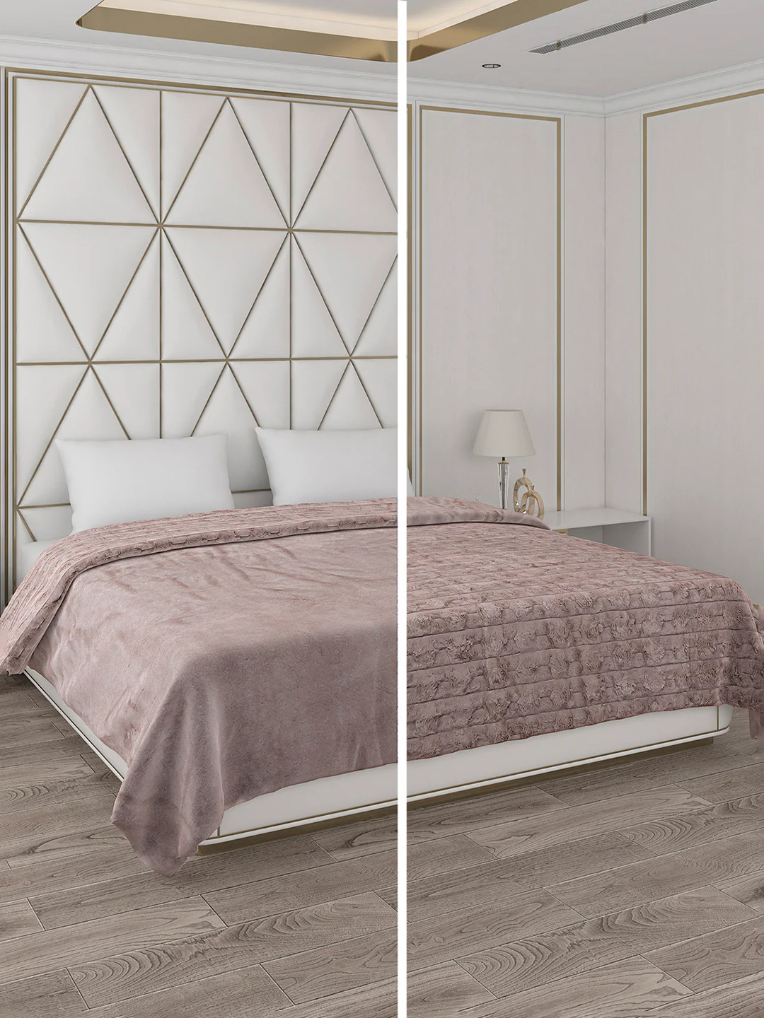 Printed Double Bed Blanket for Heavy Winter -2 Ply - Image 2