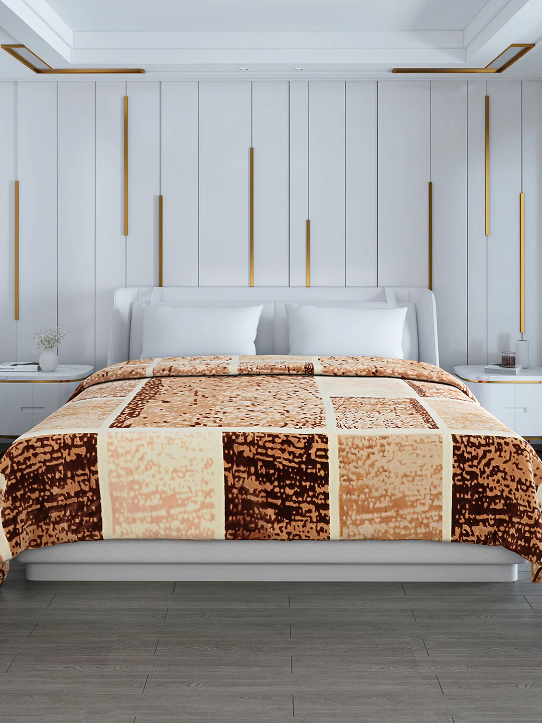 Printed Double Bed Blanket for Heavy Winter -2 Ply - Image 2