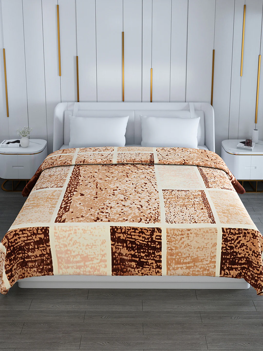 Printed Double Bed Blanket for Heavy Winter -2 Ply - Image 3
