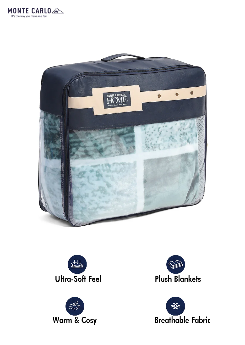 Printed Double Bed Blanket for Heavy Winter -2 Ply - Image 8