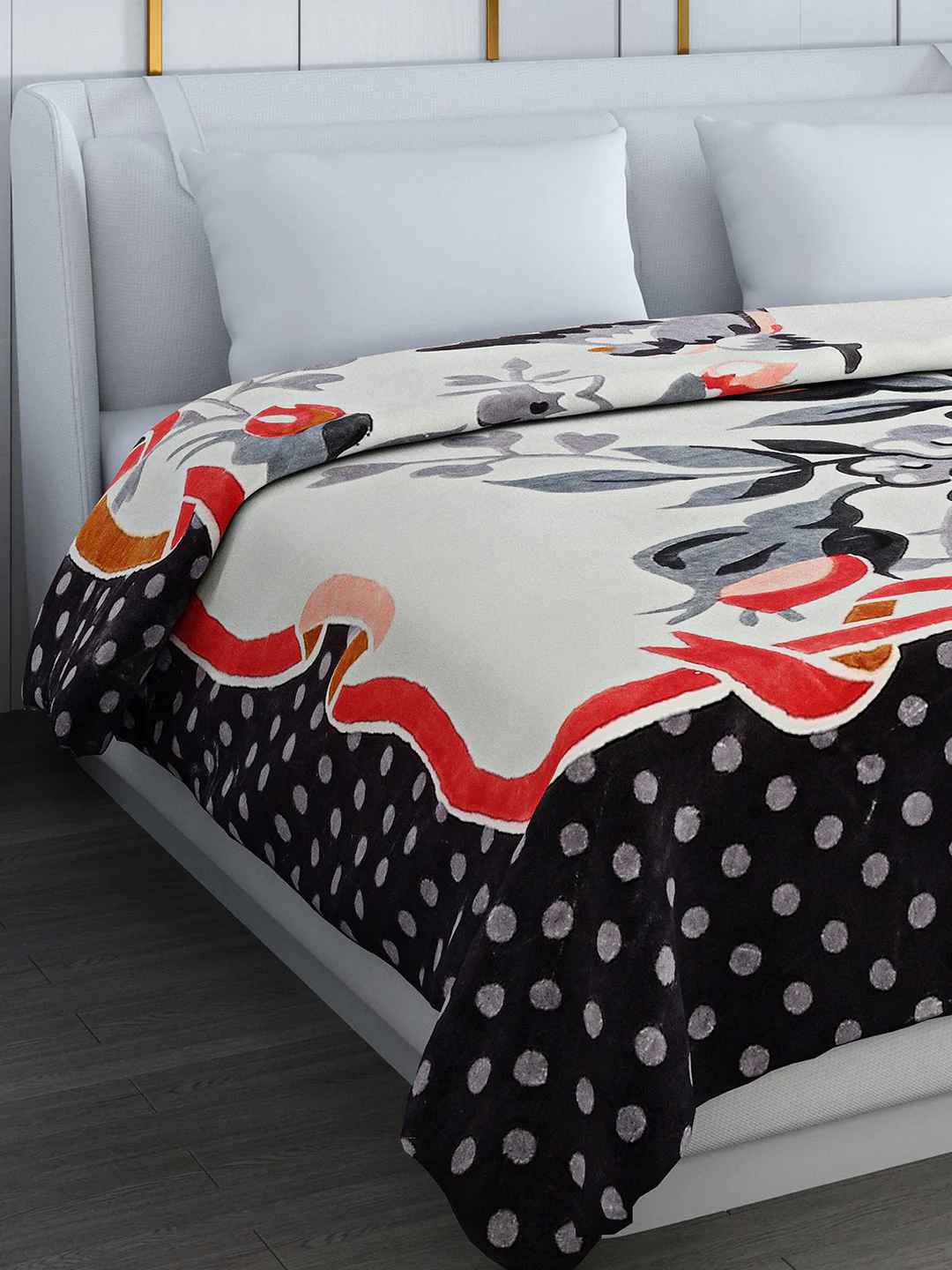 Printed Double Bed Blanket for Heavy Winter -2 Ply - Image 4