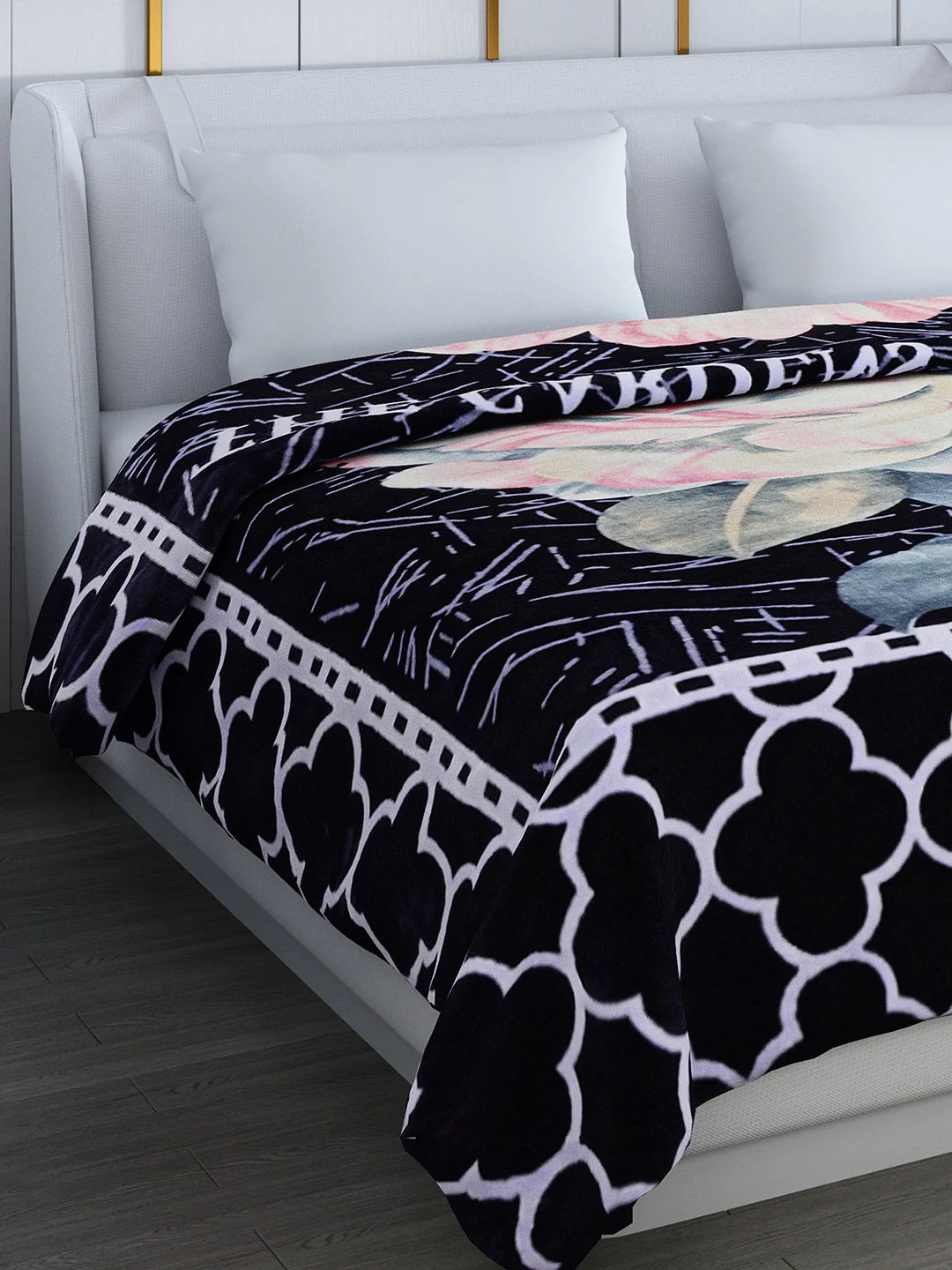 Printed Double Bed Blanket for Heavy Winter -2 Ply - Image 4
